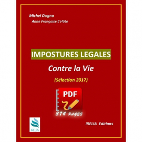 Ebook : Impostures légales contre la Vie. Format PDF- 374 pages